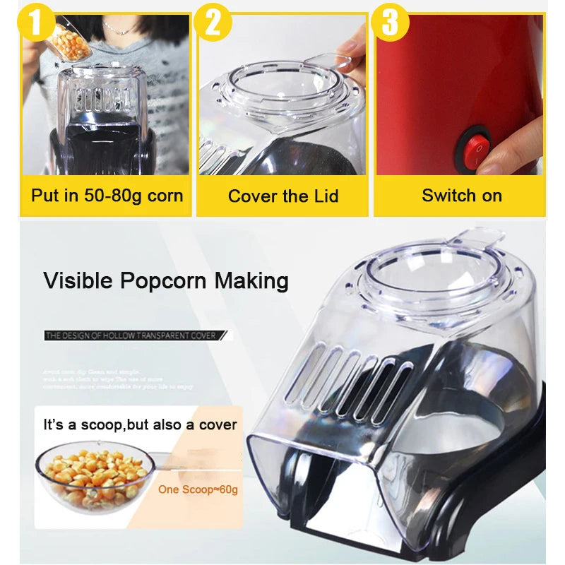 KitchenEssence Popcorn készítőgép