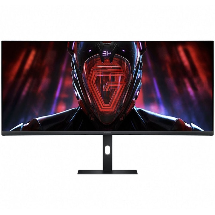 Xiaomi G34i Ívelt gaming monitor, 34", WQHD, 180Hz, AMD FreeSync Premium, 1400R, DCI-P3: 95%, HDMI, VESA, Pivot, Fekete