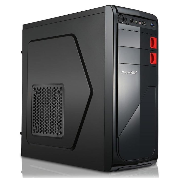 GeFors Office PC H1 Asztali rendszer - Quad®Ryzen3-2100G 3,2 GHz, 8 GB DDR4 RAM, 1000 GB HDD + 120 GB SSD, Radeon Vega Video