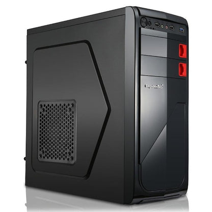 GeFors Office PC H1 Asztali rendszer - Quad®Ryzen3-2100G 3,2 GHz, 8 GB DDR4 RAM, 1000 GB HDD + 120 GB SSD, Radeon Vega Video