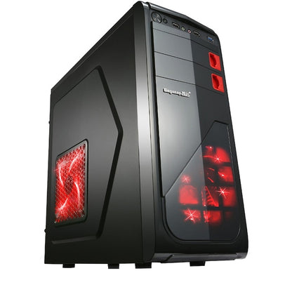 GeFors Office PC H1 Asztali rendszer - Quad®Ryzen3-2100G 3,2 GHz, 8 GB DDR4 RAM, 1000 GB HDD + 120 GB SSD, Radeon Vega Video