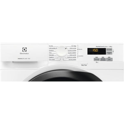 Electrolux EW7H578S hőszivattyús szárítógép, 8 kg, A energiaosztály, inverter, TC5, LED kijelző, szürke ajtó, Easy Clean szűrő